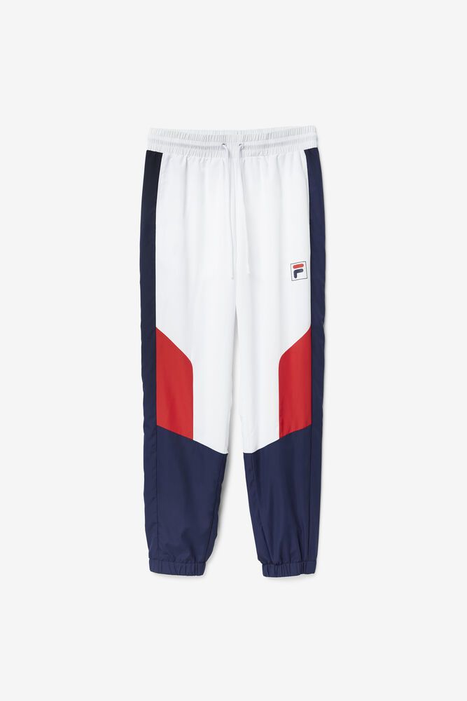 Fila Pants Mens White Cyril - Ireland 30981-QCAF